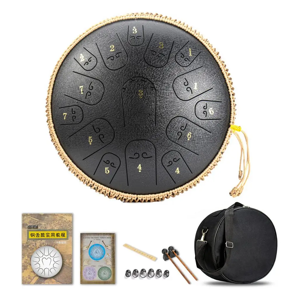PROD 1005001764619133 14 Inch 15 Notes Steel Tongue Drum Kit Tune C
Empty Spirit Drum Percussion Hand Pan Drum Musical Instruments
Dropshipping