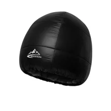  Windproof Thermal Skiing Cap Fleece Lined Down Beanie Waterproof Camping Ear Cap Warm Skull Hat Winter Cycling Hiking Scarf 