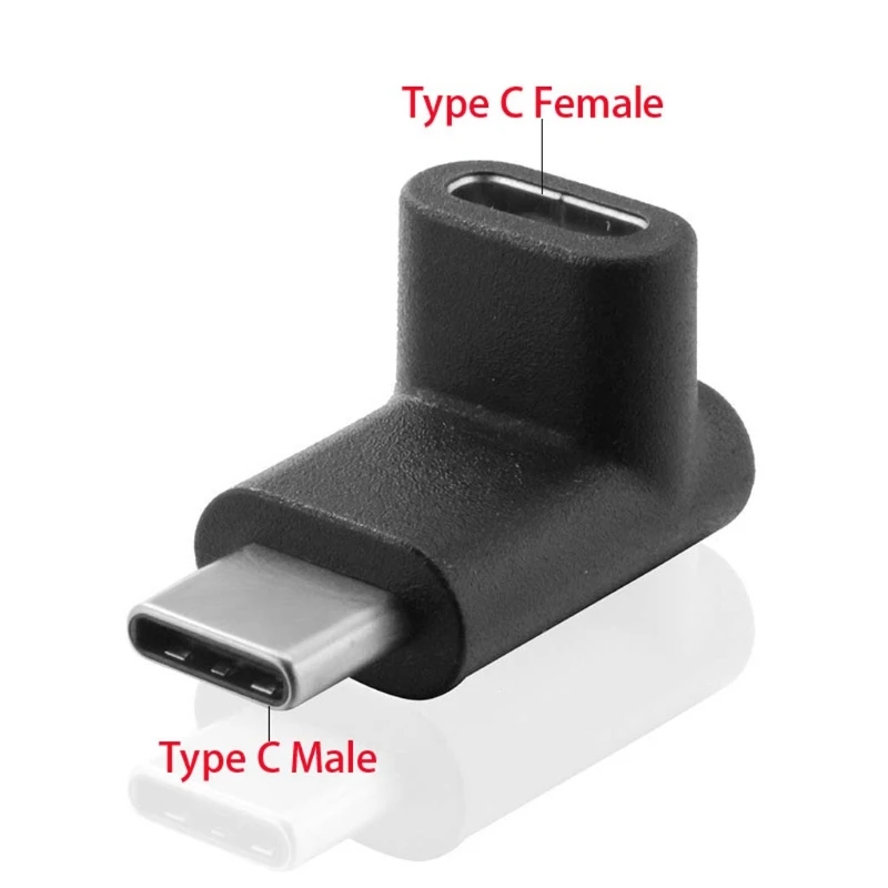 1 шт. 90 градусов USB 3,1 type C конвертер «Мама-папа» адаптер для Macbook S8 Note8