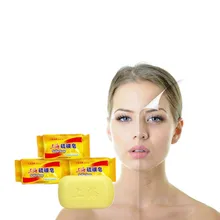 На самом деле! Серное противогрибковое мыло для кожи для удаления черного, отбеливание и выцветание акне для лечения мыльных папулей моющее средство