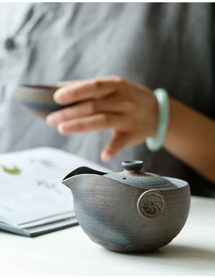 LUWU винтажные керамические чайники чайные наборы портативные дорожные чайный сервиз, кружка для вина
