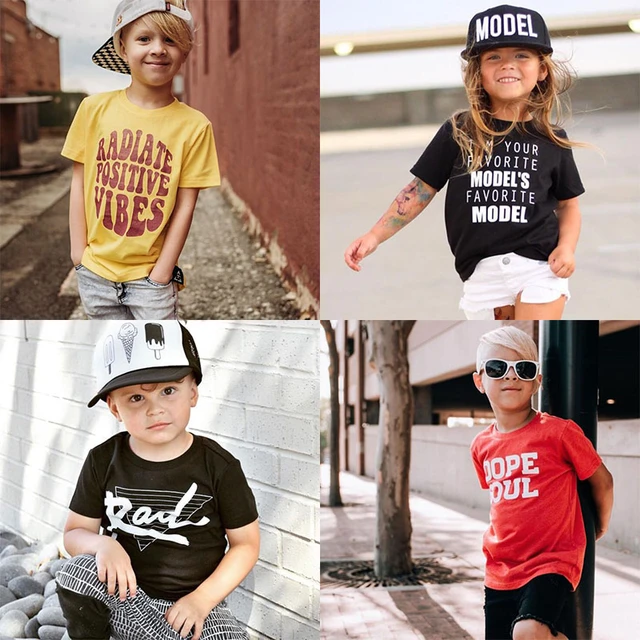 Kids Plain T Shirt Tops for Child Boys Girls Baby Toddler Solid Blank  Cotton Clothes White Black Children Summer Tees 1-8 Years - AliExpress