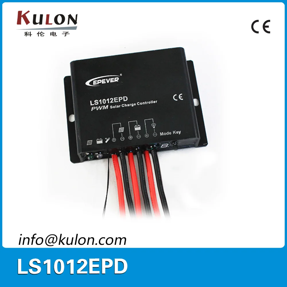 EPEVER контроллер солнечного зарядного устройства LS1012EPD LS1024EPD LS2024EPD 10A 20A 12 В 24 В ШИМ светодиодный Солнечный дом Llighting система IP67 - Цвет: 10A 12V