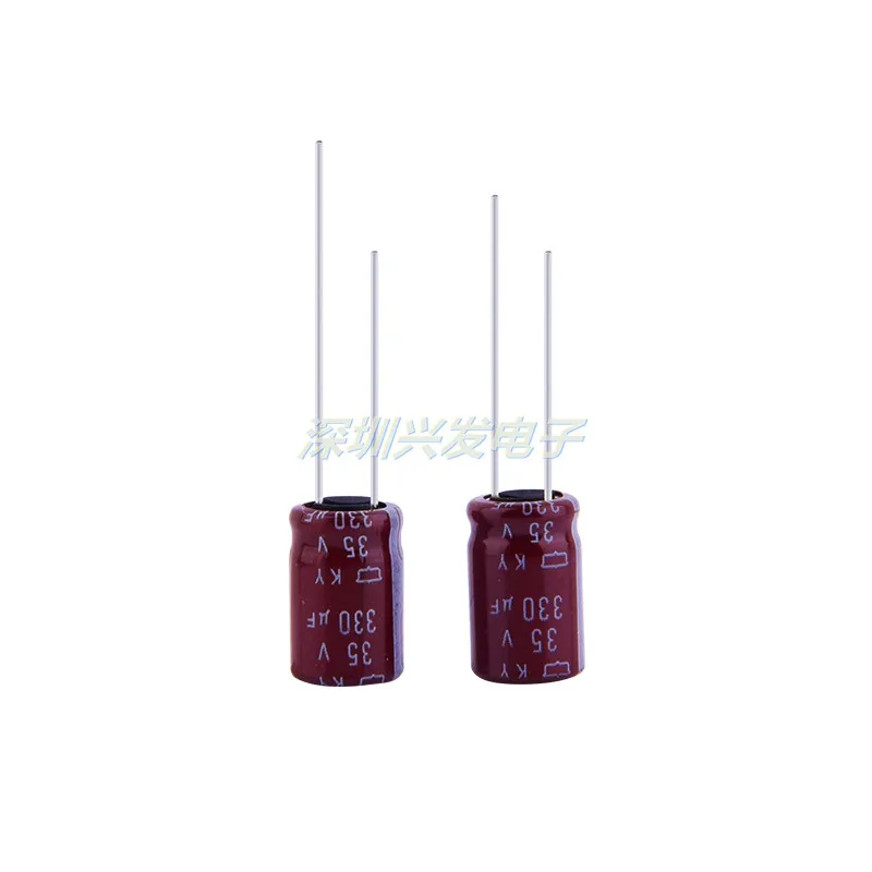 10 шт. 35v330uf импортированный химический высокой частоты 10x16 35 v 330 микрофарадный