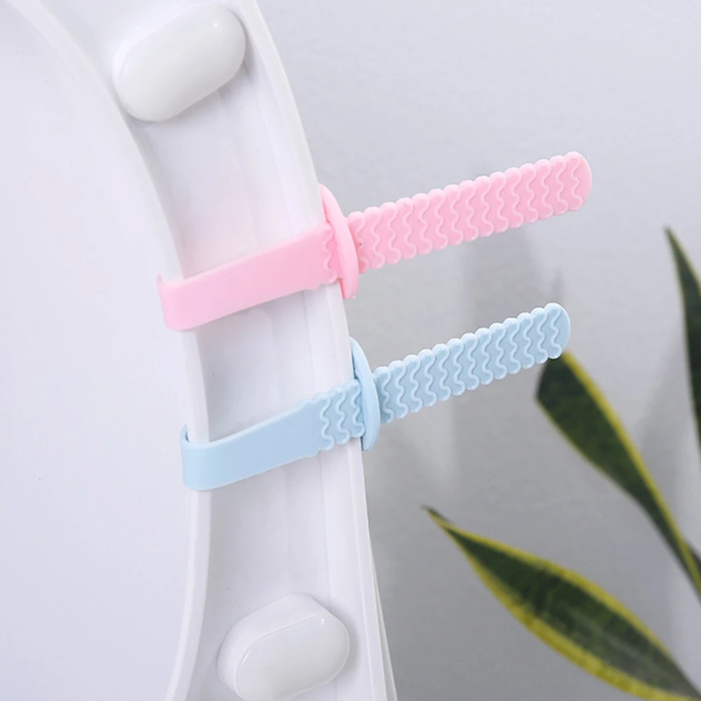 1Pc Bear Head Toilet Seat Cover Lifter soft Silicone Good fit Toilet potty ring Handle for Travel Home Bathroom