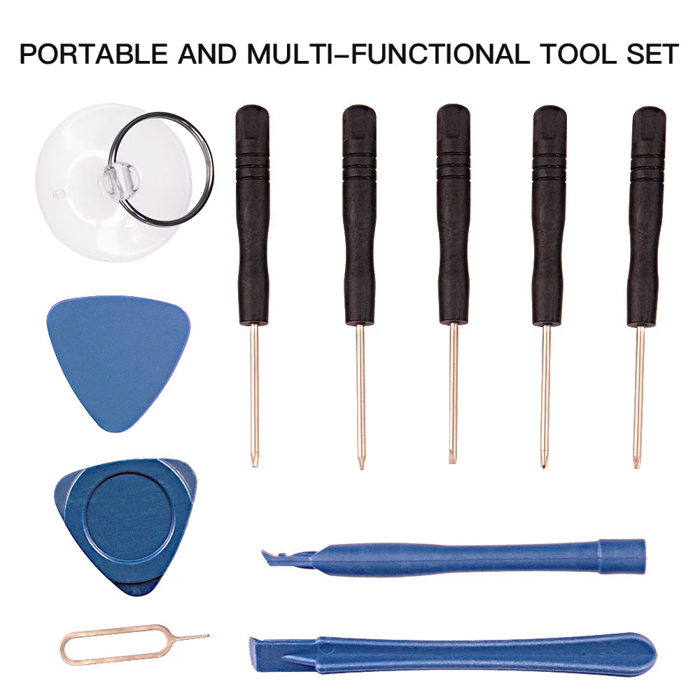 

11 in 1 Professional Disassemble Kit Opening Tools for iPhone Samsung huawei Smart Mobile Phone Repair Tools Kit Screwdriver Set