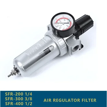 

Air Regulator Filter SFR-200 1/4 SFR-300 3/8 SFR-400 1/2 Air Compressor Moisture Water Oil Lubricator Trap Pneumatic Parts