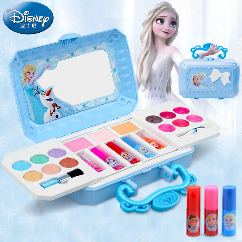 Детский набор для макияжа Frozen 2 Эльза Анна Дисней принцессы помада тени век лаки