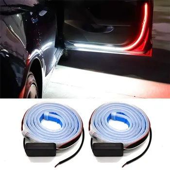 

Universal Car Door Opening Warning LED Lights Strips Welcome Decor Lamp Strips Anti Rear-end Collision Safety Light