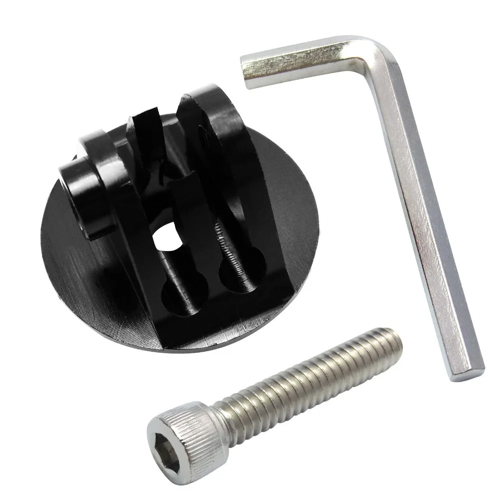 Алюминий сплав велосипедная рулевая колонка Топ Кепки адаптер крепление для Gopro