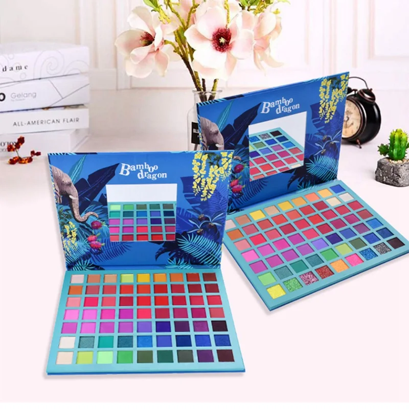 

63 Colors Fold Makeup Set Eye Shadow Palette Shimmer Matte Waterproof Easy To Color Eyeshadow Makeup Hot