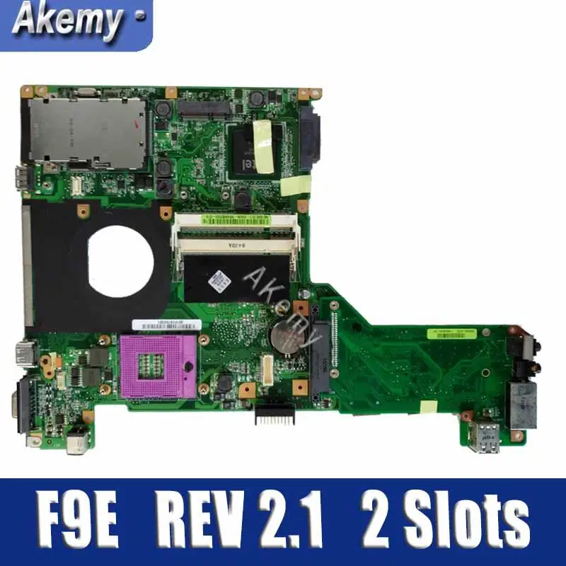 F9E HM65 2 слот для материнской платы 2,1 Для ASUS F9E F9S Материнская плата ноутбука F9E материнская плата F9E материнская плата 100% Протестировано