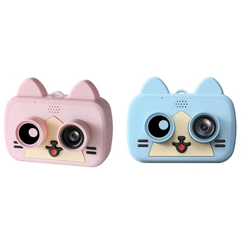 

1200W WIFI Children'S Camera Mini Cute Cat Digital Kids Camera for Child Baby Photo Selfie 1080P Camera CHildren Baby Gifts