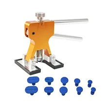 

Universal Automotive Paintless Car Body Dent Removal Tool Auto Puller Repair Dent Lifter Tools with 10pc Tabs Accessories NEW
