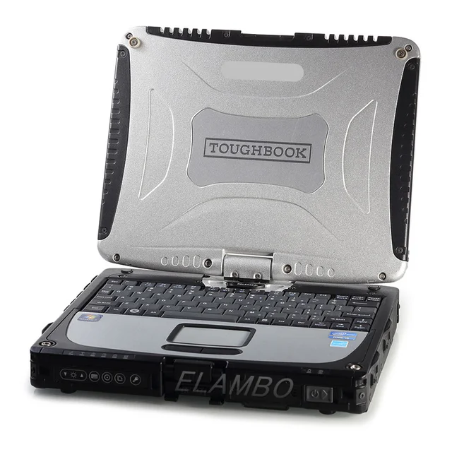 Toughbook for Panasonic CF-19 CF19 CF 19 Laptop i5 cpu 4g ram support Alldata Mb Star Sd Connect C4 C5 C6 Software 4