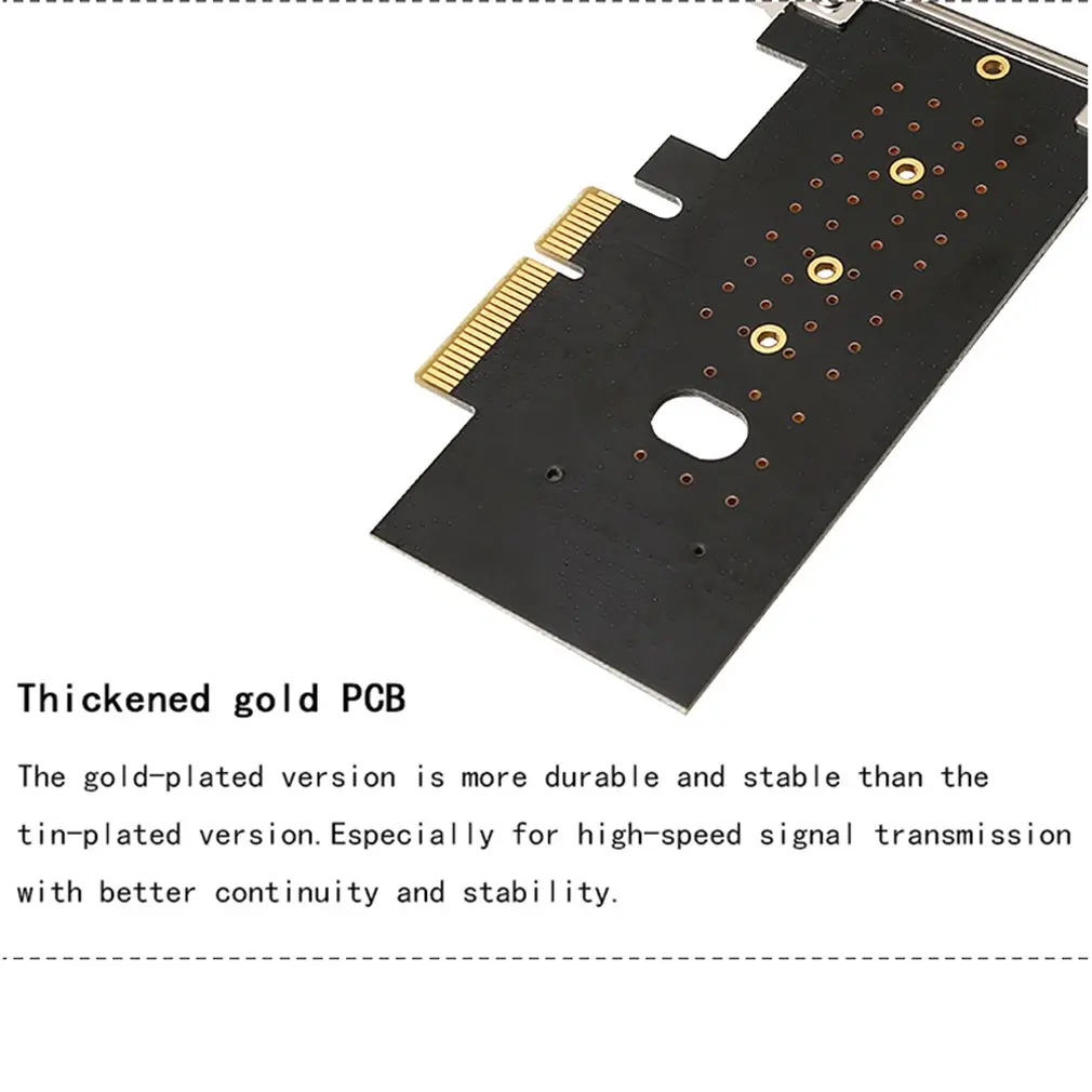 M.2 NVMe SSD NGFF TO PCIE 3.0 X4 adapter M Key interface card Full speed 6Gbps Adapter