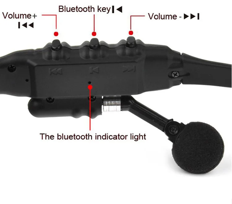 Новая стильная умная автомобильная стереосистема Bluetooth очки MP3 высокого качества гидравлические регулируемые наушники пшеницы спортивные наушники