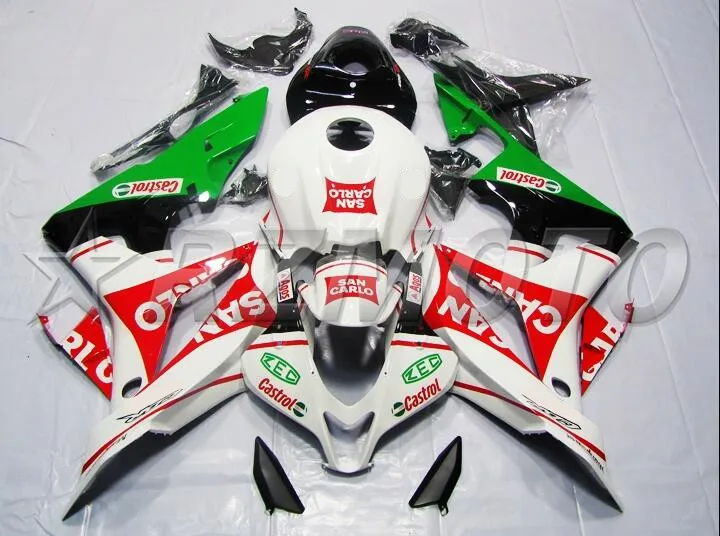 

Injection Mold New ABS Motorcycle Full Fairing Kit 100% Fit For Honda CBR600RR 600 07 08 F5 2007 2008 Fairings Red green