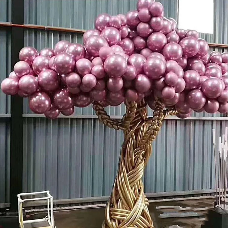 Глянцевые металлические хромированные латексные шары 30 шт. 5/12 дюймов золотые