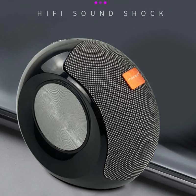 JINSERTA Мини Bluetooth 5,0 динамик 3D Стерео тяжелый бас музыкальный плеер Поддержка TF карты FM радио Aux вход Настольный громкий динамик