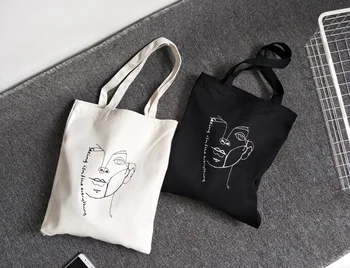 

Korean-style New Style Students Simple Versatile Polyester Cotton Canvas Bag WOMEN'S Single-shoulder Bag Small Literature and Ar