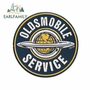 

EARLFAMILY 13cm x 13cm for Oldsmobile Service Car Sticker Waterproof Occlusion Scratch Custom Printing Bumper Decal Decoration