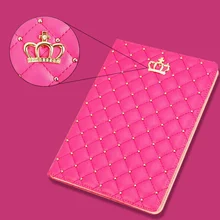 Новинка,, Модный чехол с короной для девочек из искусственной кожи, чехол с откидной крышкой и подставкой для ipad 2, для Apple ipad 4, ipad3