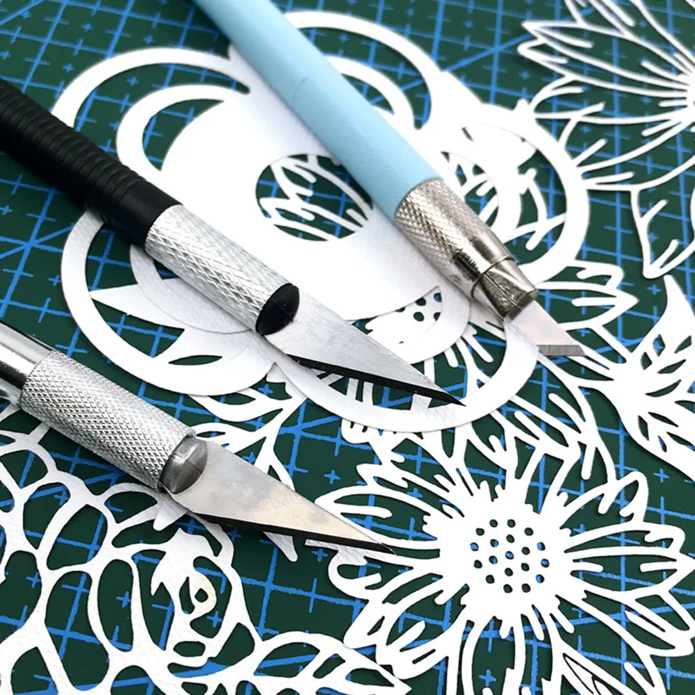 PVC Cutting Mat A4/A5 Deskpad Patchwork Cut Pad Durable DIY Handmade Tools Scrapbooking Cutting Plate Art Tool Kits Desk Mats