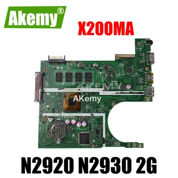 

X200MA Motherboard REV2.1 For Asus F200M X200M X200MA Laptop motherboard Mainboard N2920 N2930 2GB RAM 4cores