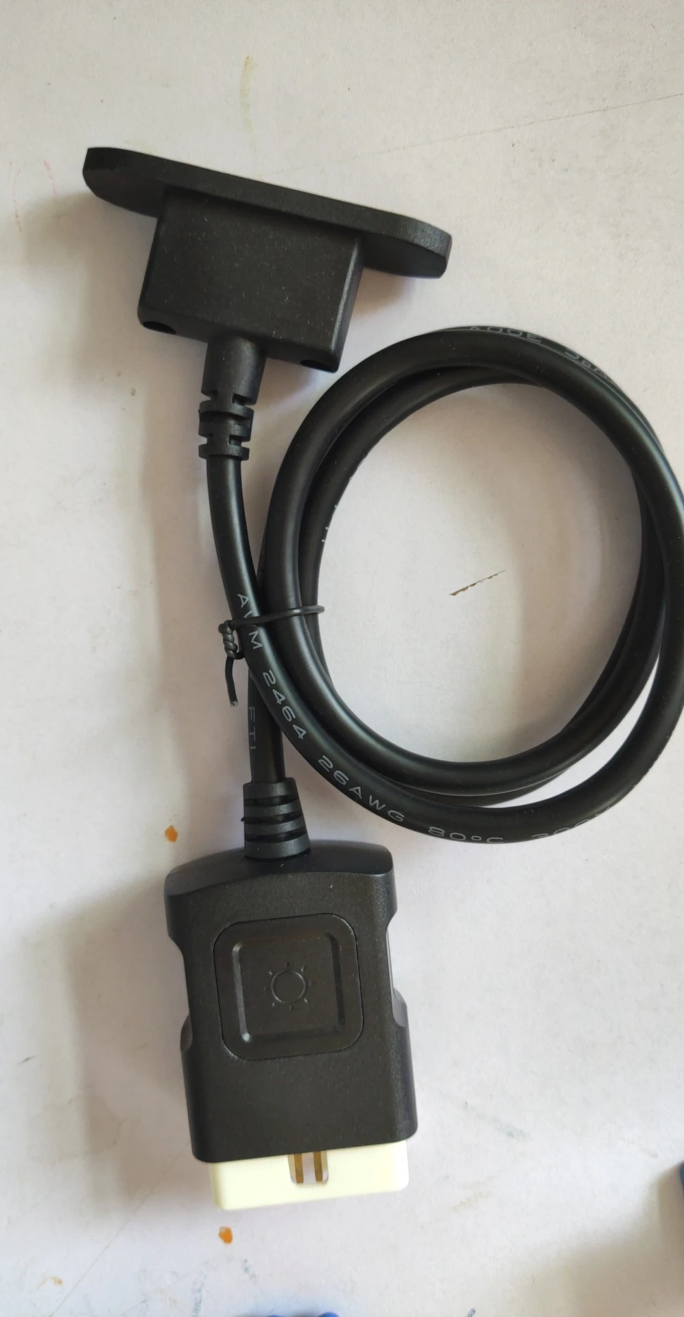 OBD II кабель лучшее качество светодиодный OBD2 кабель подходит для черного и Красного VD TCS CDP PRO PLUS
