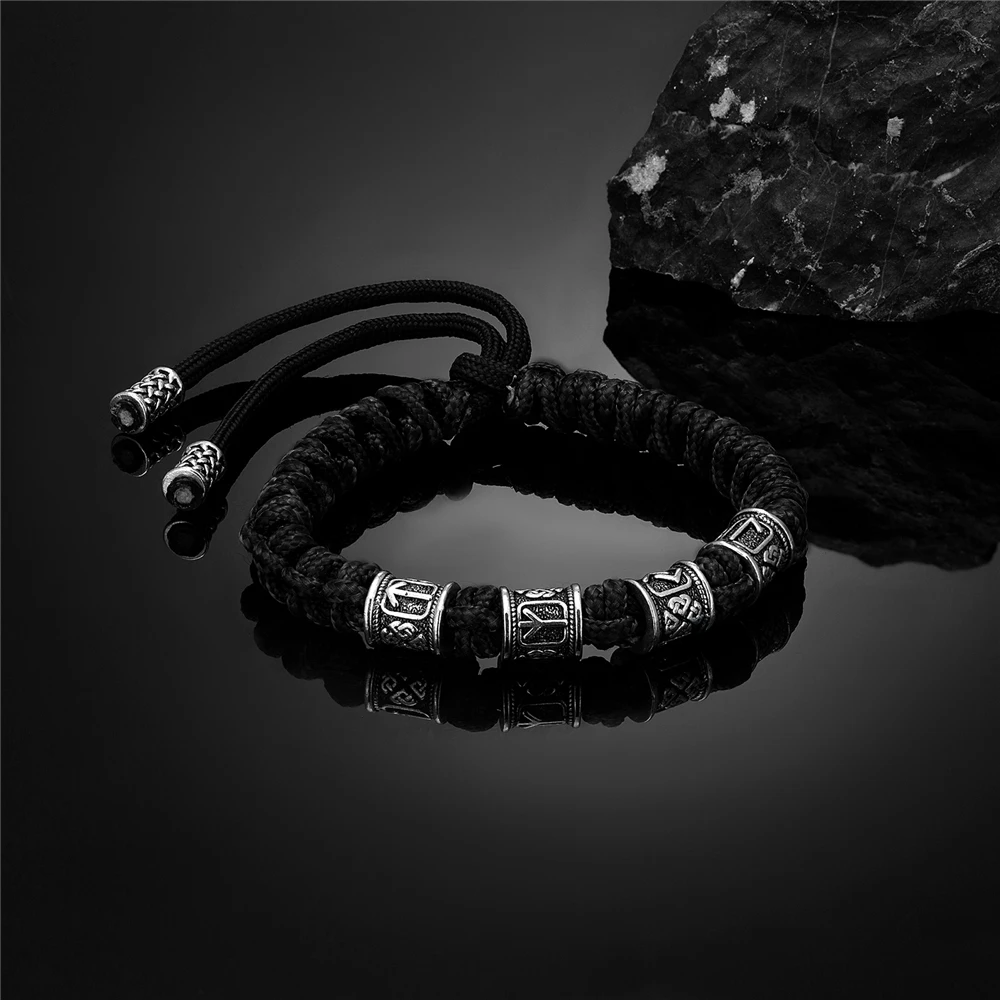 Bracelet Viking runes protectrices