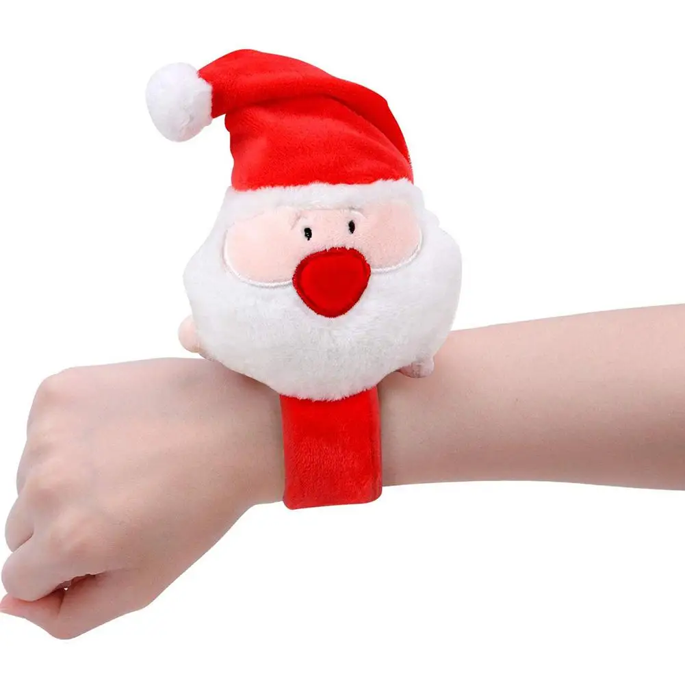 

Christmas Slap Circle Bracelet With Lovely Santa Elk WristBand Christmas Toy Gifts For Kids Children Party Xmas Tree Decoration