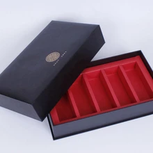 Профессиональный логотип на заказ, Подарочная коробка из двух частей, Китай, роскошный ящик, ювелирные браслеты, Черная бумажная упаковочная коробка- PX11058