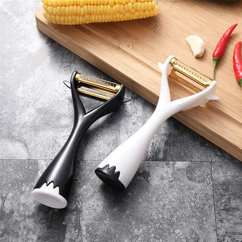 Stainless Steel Peeler 2 In 1 Multifunctional Vegetable Fruit Peeler