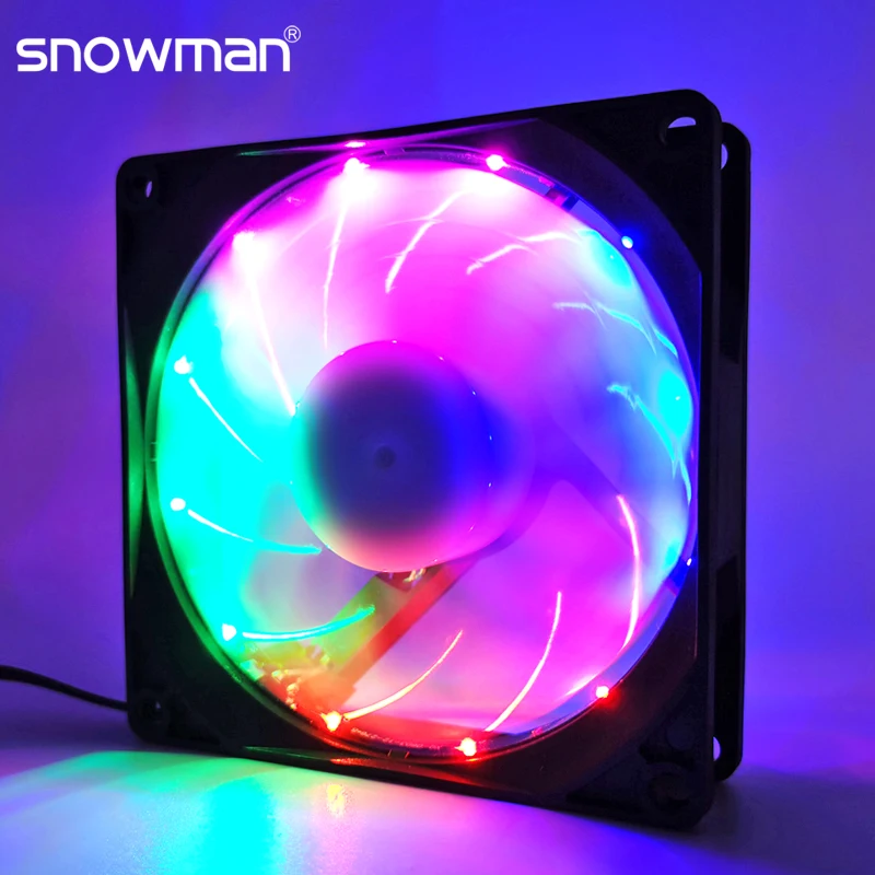 SNOWMAN 90mm 4 Pin PWM Fan 92mm Computer Case Fan Silent 9CM CPU Cooling Fan Quiet PC Cooler Fan RGB Fan DC 12V Adjust Fan Speed|Fans & Cooling| - AliExpress