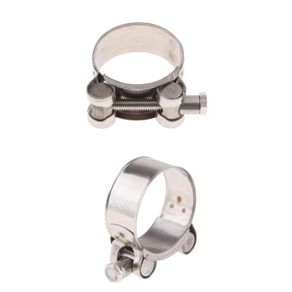 36-39mm & 40-43mm Stainless Steel Motorcycle Exhaust Clamp Banjo Clips
