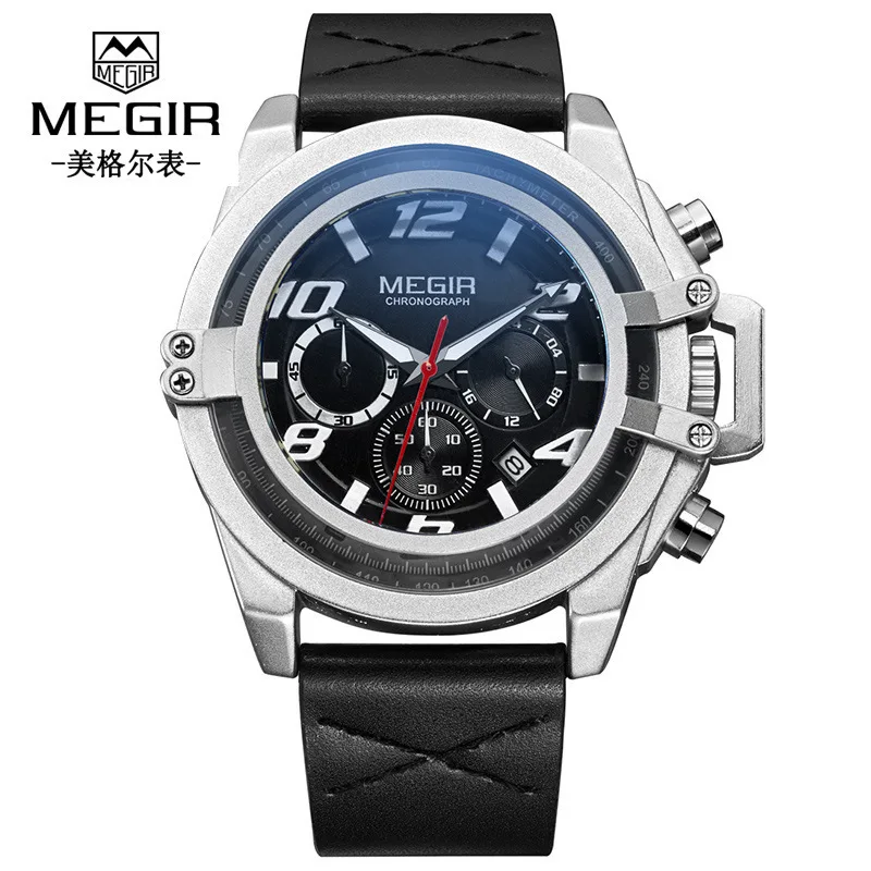 

Mei gainer Me g ir Sandblasting Craft Design Retro Quartz MEN'S Table 2052G