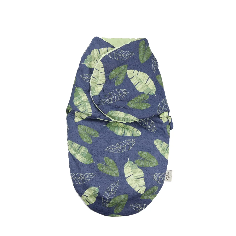 Lucky Leaves Конверт, детский спальный мешок, зимняя накидка для новорожденных, теплое одеяло, хлопковая пеленка для малышей, Подушка для сна, коляска, анти-шок, спальный мешок - Цвет: Lucky Leaves