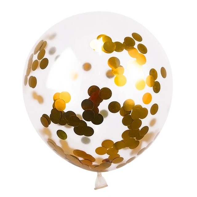 10pcs gold balloon Вечерние одноразовые столовые приборы цвета розового золота, чашки шампанского, воздушные шары, украшения для дня рождения, вечерние принадлежности для малышей - Цвет: 10pcs gold balloon