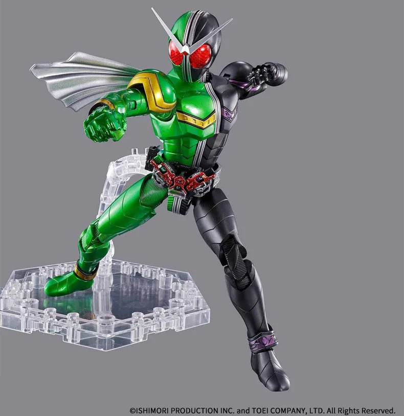 Bandai Genuine Product Figure-Rise Standard Mask Knight W Ultimate Cyclone Ace Fire Iron And Steel