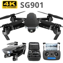 Дрон SG901 4K Rc камера HD 1080P WiFi fpv Дрон с Квадрокоптер с камерой полета 20 минут следования за мной Дрон камера Дрон квадрокоптер с камерой профессиона квадрокоптер с камерой квадракоптер квадрокоптер