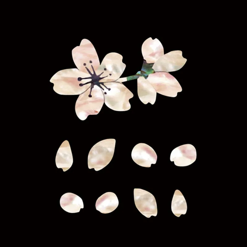 

Guitar Self Adhesive Inlay Decals Fretboard Sticker Cherry Blossom Removable Guitar Bass Ukulele Fingerboard Decorate Accessory