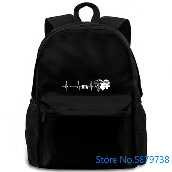 

Occupational Therapy Assistant Heartbeat Brand Newest women men backpack laptop travel school adult student