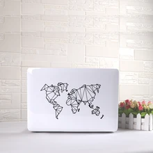 Современная Карта мира наклейка для ноутбука Виниловая наклейка для MacBook Наклейка для украшения кожи ноутбука