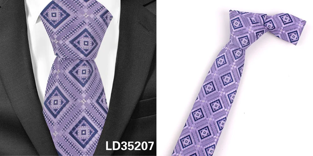 Жаккардовый цветочный галстук для мужчин, полиэстеровый клетчатый галстук для шеи, деловые свадебные костюмы, галстуки с пейсли, тонкие мужские галстуки для взрослых