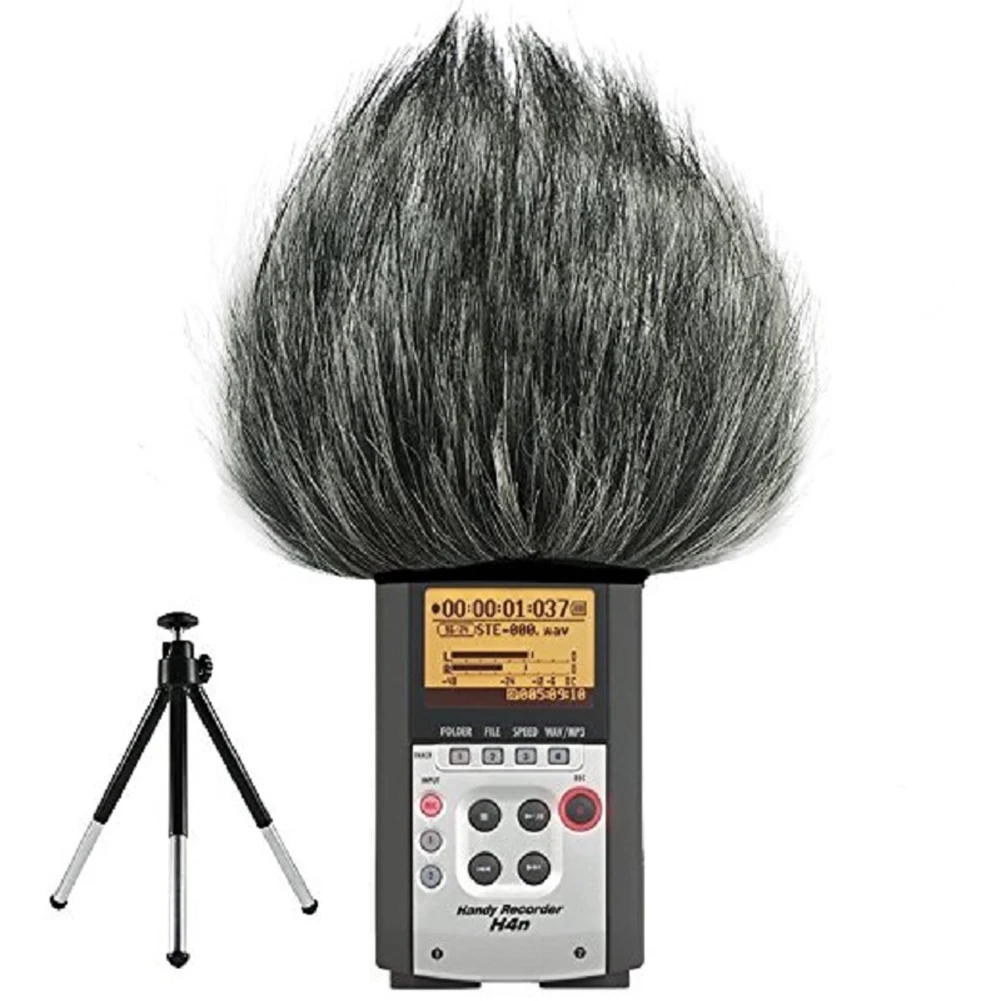 

Windscreen Outdoor Recording Pen Muff Artificial Fur Accessories Shield Microphone Windshield Cover For ZOOM H4N H2N Microphone