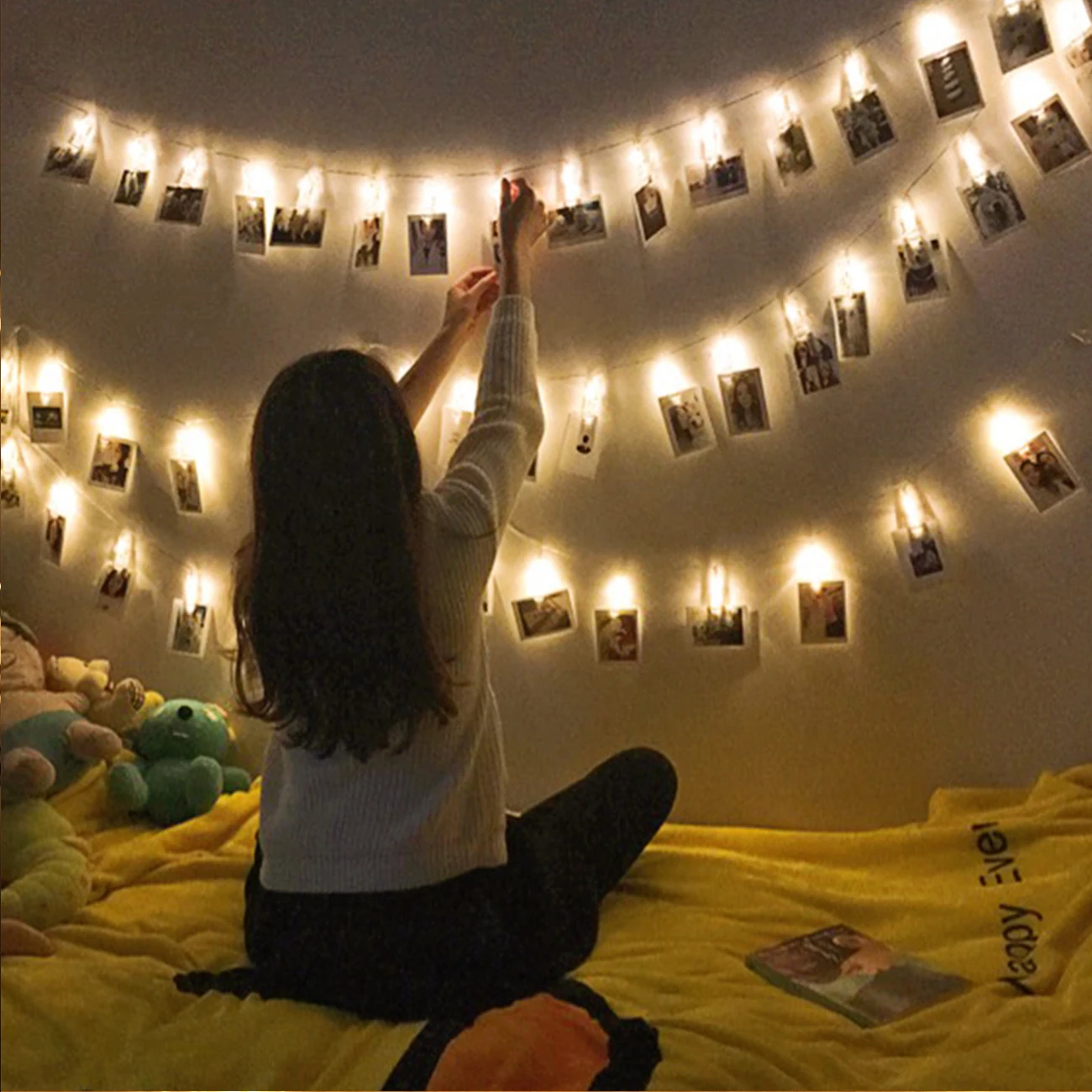 

Photo Clip lamp LED String light 1.5m 3m 6m Battery or USB DC 5V Christmas Holiday Party Wedding Decoration New Year Fairy