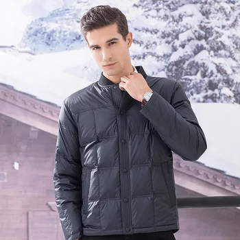 

Big Size Down Jacket Waistcoat Male Middle Age Thicken Keep Warm Loose Down Liner Horse Clip Male