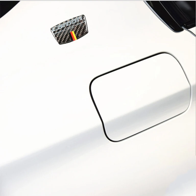Углеродного волокна наклейки с эмблемами Авто колонке Стикеры для BMW E46 E39 E60 E90 F30 F34 F10 на возраст 1, 2, 3, 5, 7 серия X1 X3 X5 X6 Универсальный