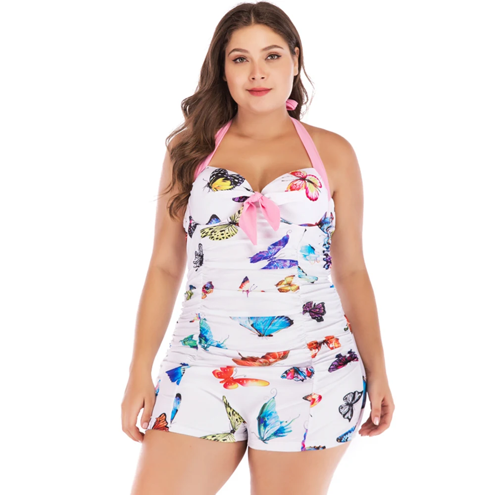 tummy control boy shorts swimwear
